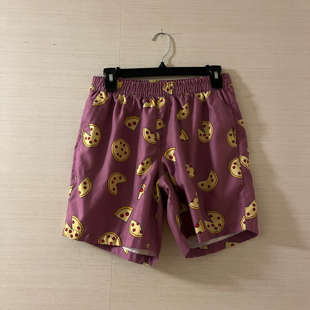 A-Lab Bum Pizza Purple Board Shorts Size S